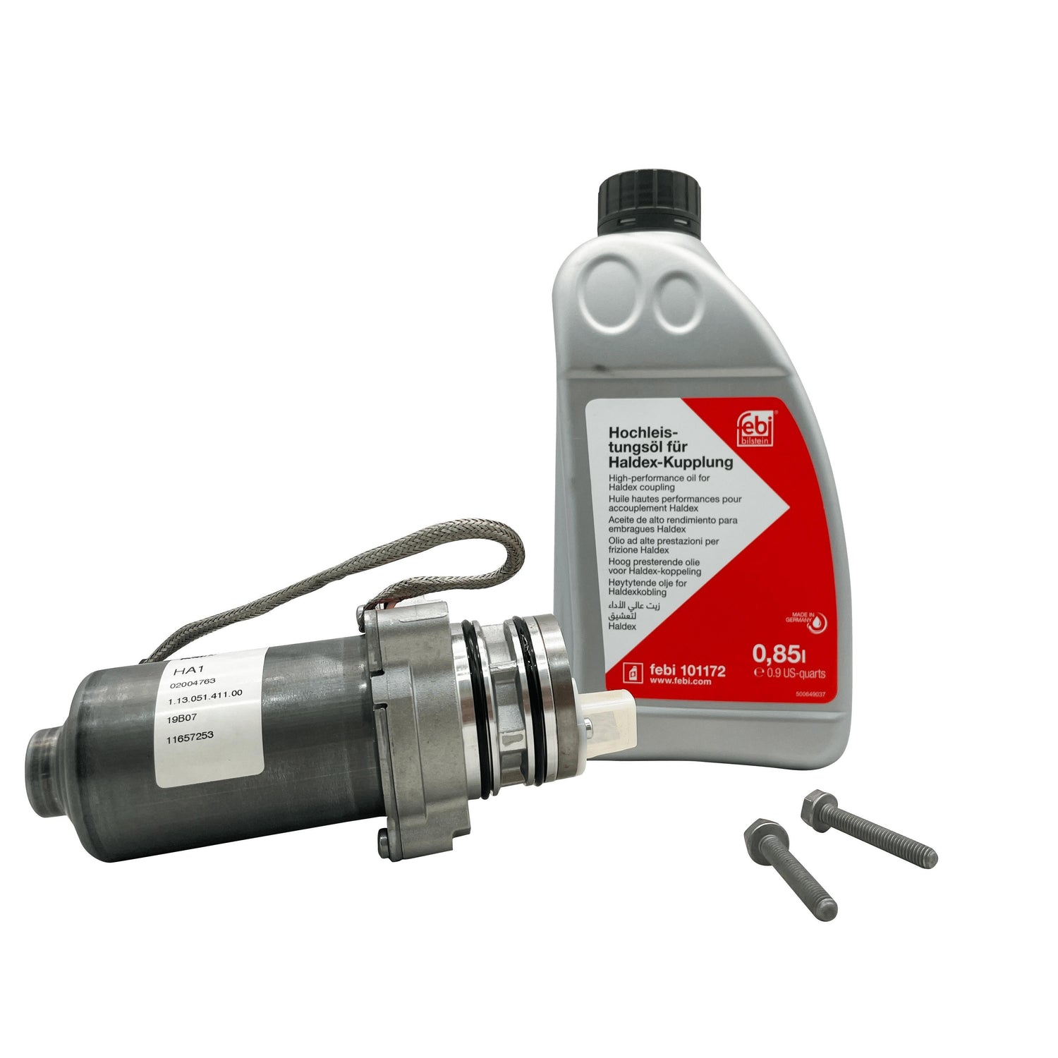 5th Generation Haldex Pump Kit With Febi Bilstein Oil SEAT Skoda Volkswagen 0CQ525549 / DS2010676 Eco Torque