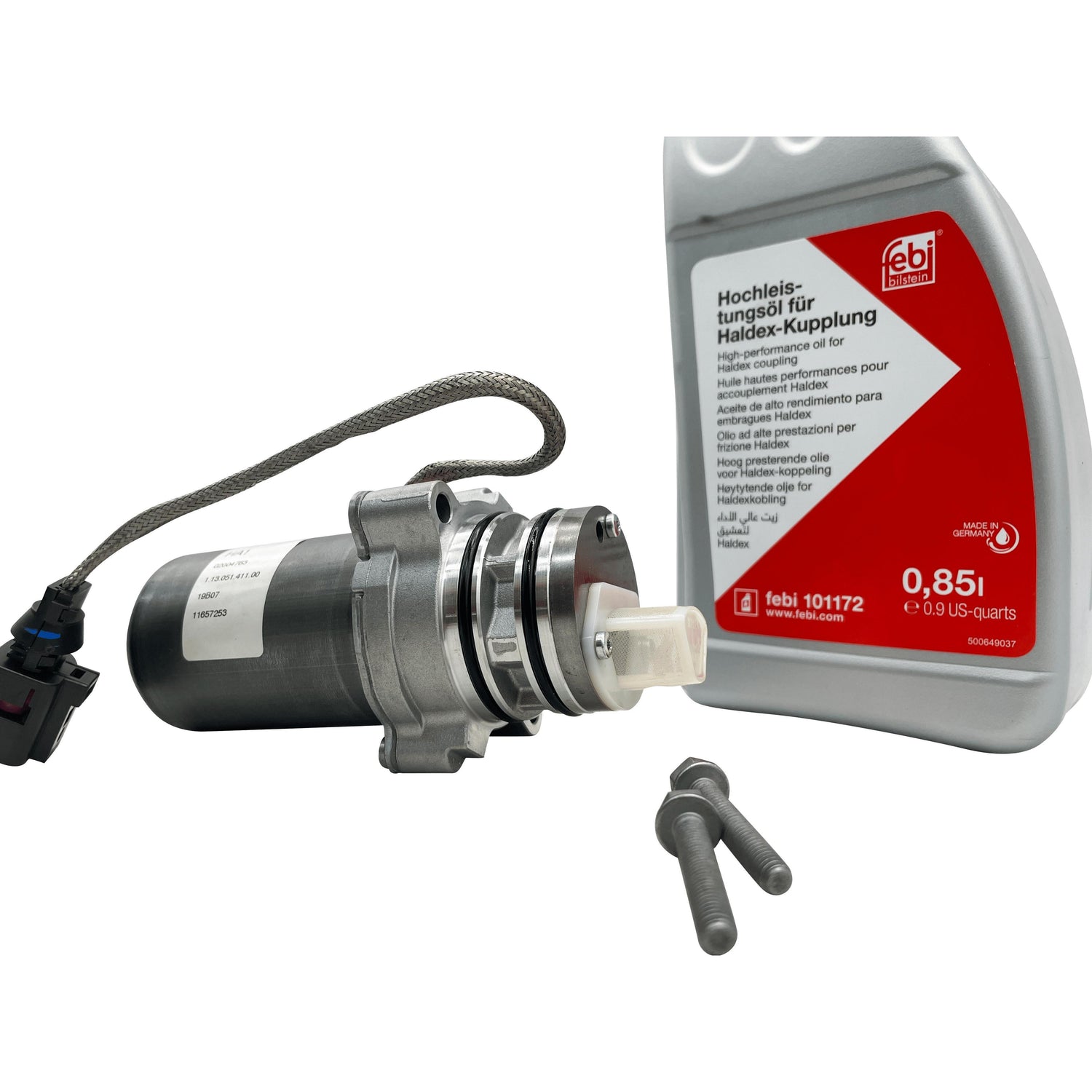 5th Generation Haldex Pump Kit With Febi Bilstein Oil SEAT Skoda Volkswagen 0CQ525549 / DS2010676 Eco Torque