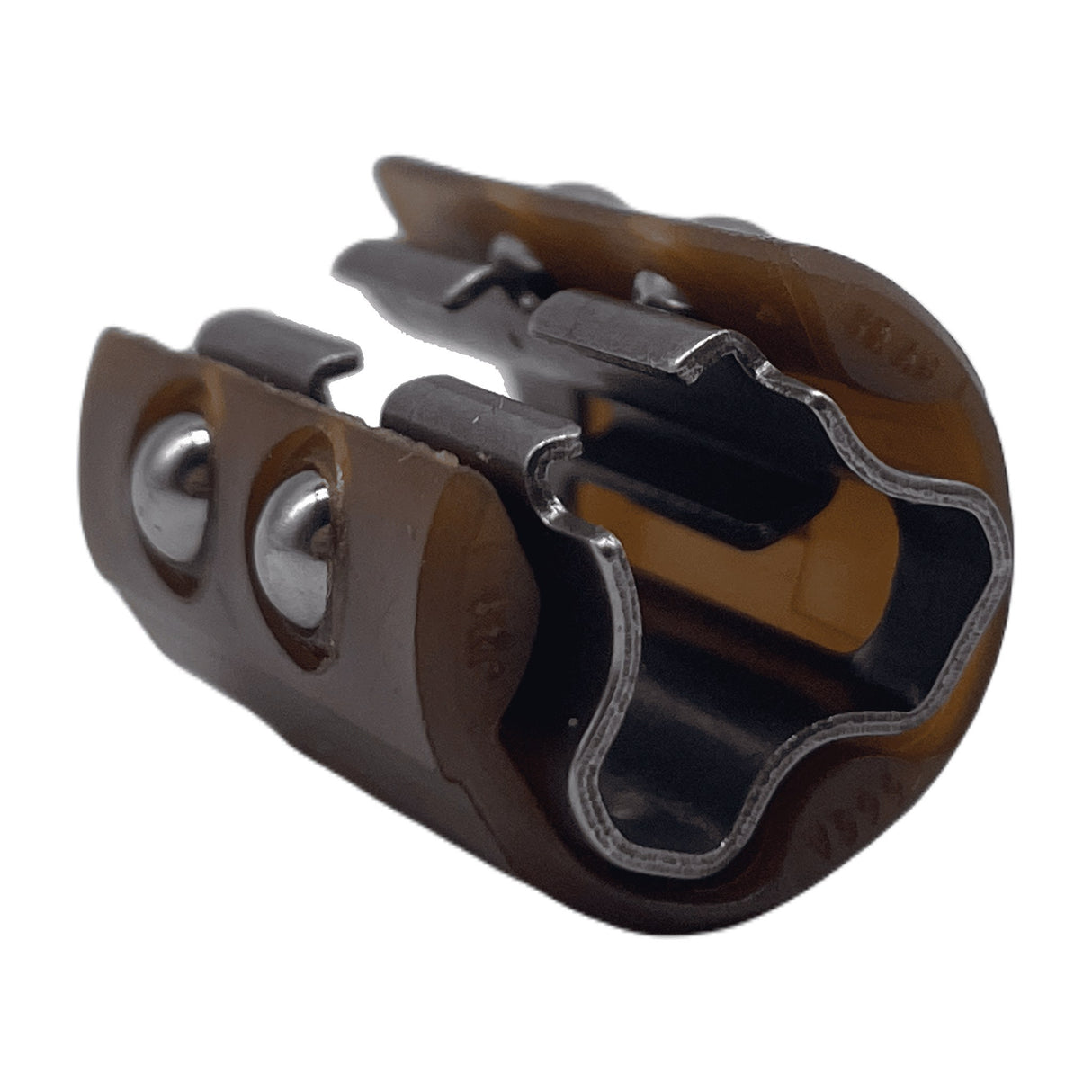 0AM DQ200 DSG reverse selector fork slider bearing – rear view with ball bearings
