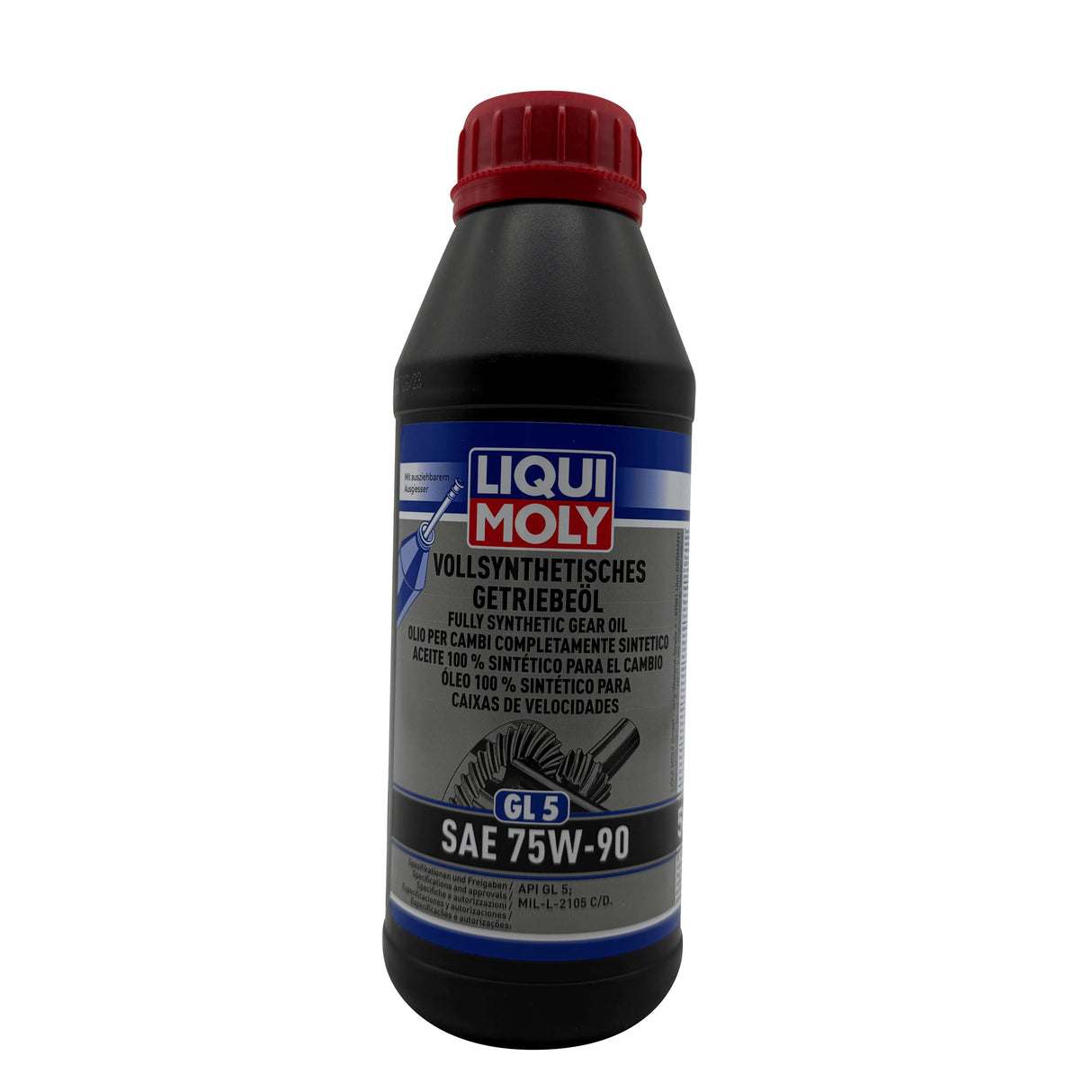 Liqui Moly Fully Synthetic Gear Oil (GL5) SAE 75w-90 500ml Eco Torque