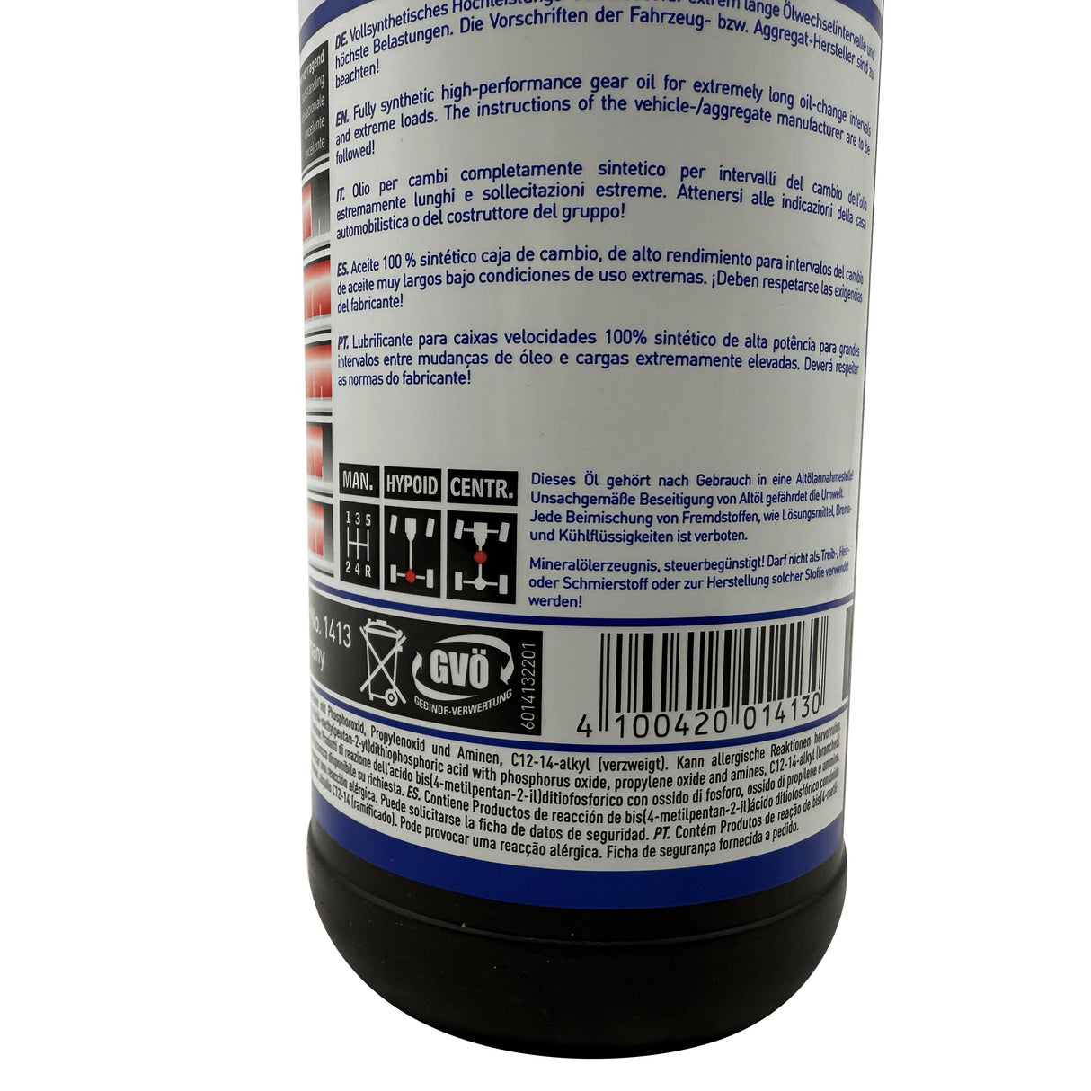 Liqui Moly Fully Synthetic Gear Oil (GL5) SAE 75w-90 500ml Eco Torque