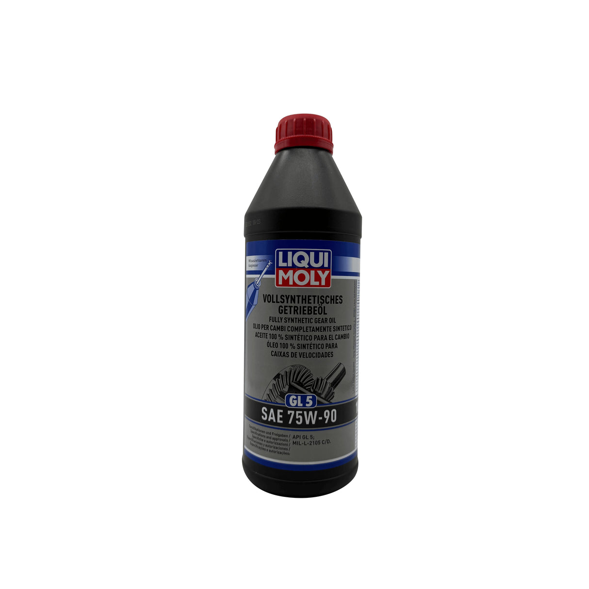 Liqui Moly Fully Synthetic Gear Oil (GL5) SAE 75w-90 Eco Torque