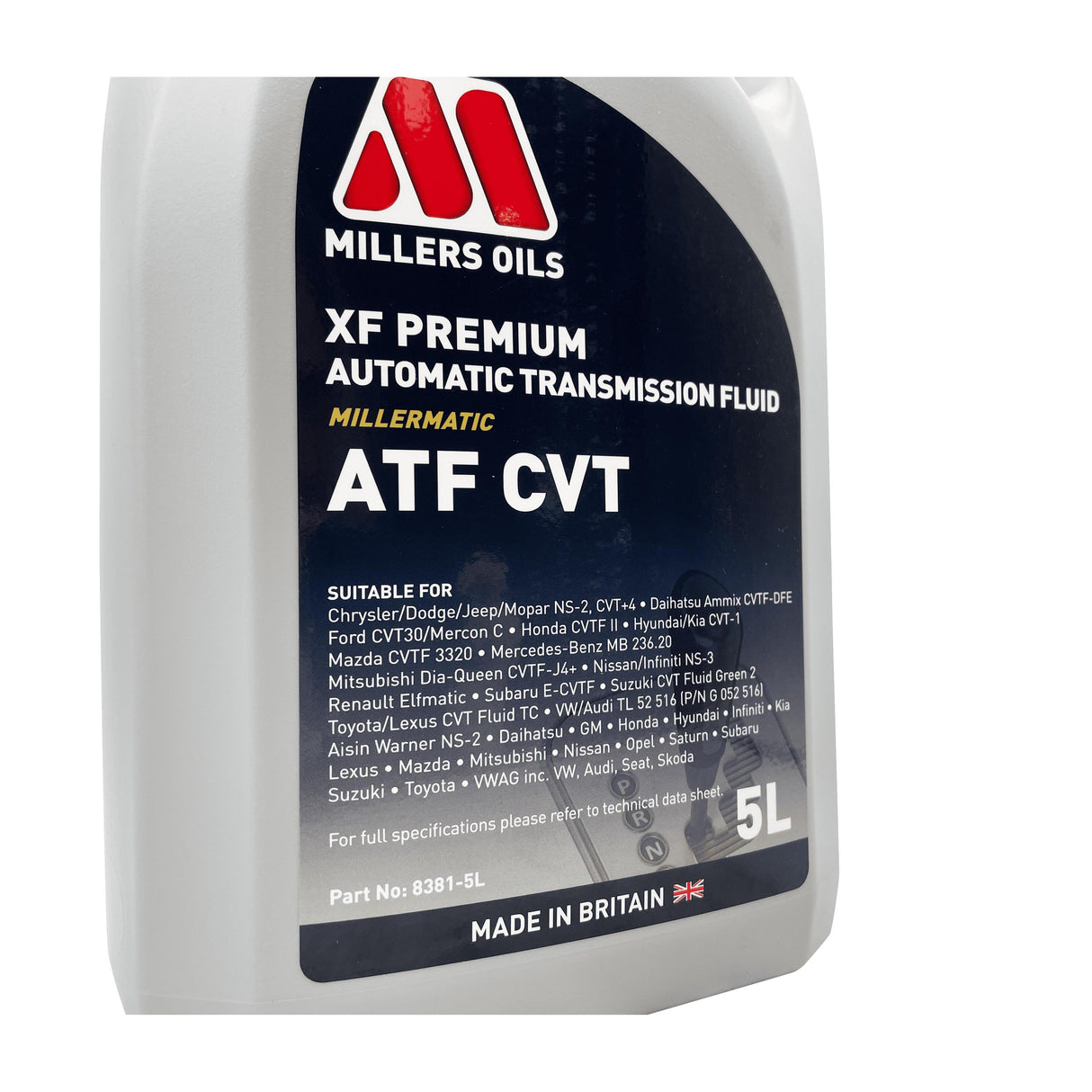 Millers XF Premium ATF CVT Automatic Gearbox Oil Eco Torque