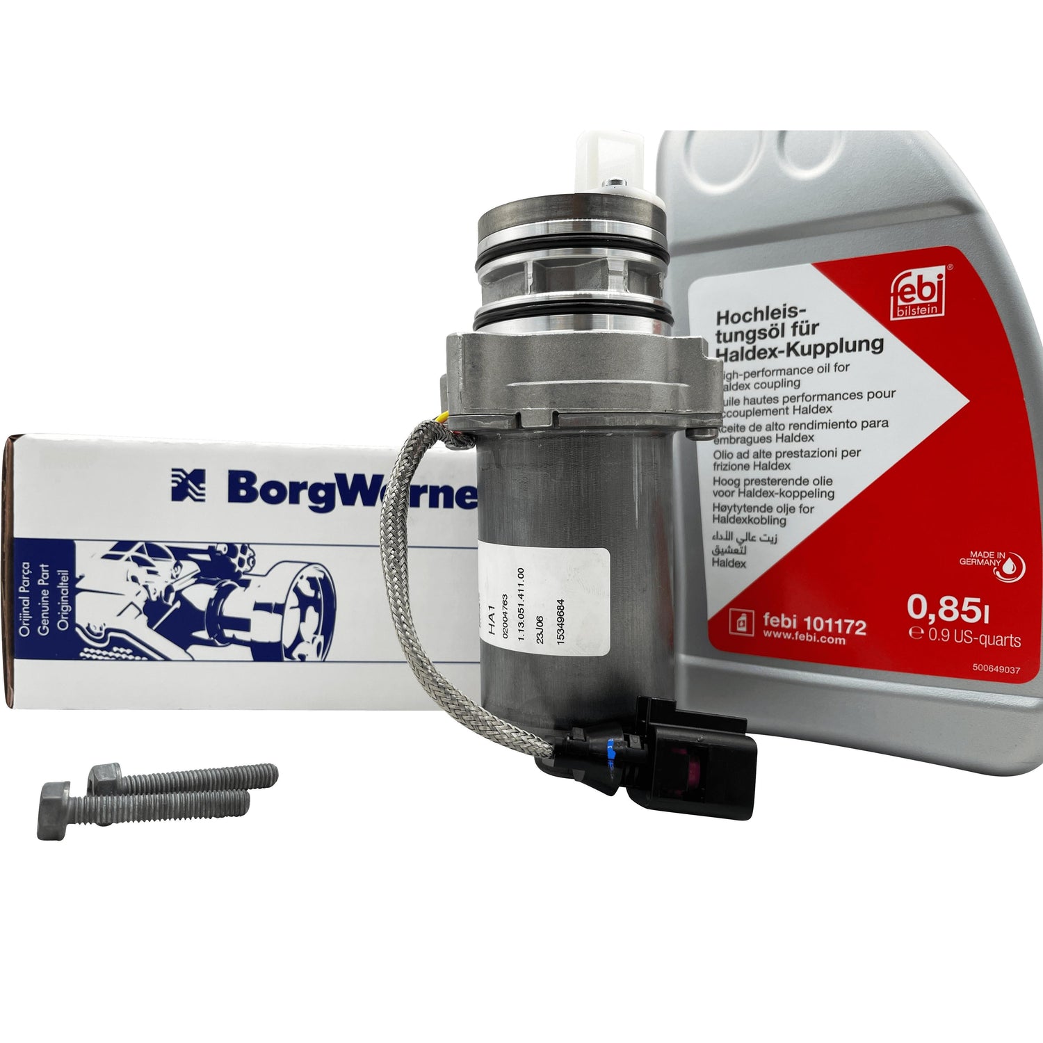 Range Rover Velar AWD Generation 5 Haldex Pump Kit With Febi Bilstein Oil LR093768 Eco Torque