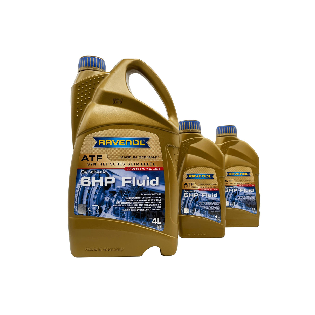 Ravenol ATF 6HP Fully Synthetic Automatic Transmission Fluid 6 Litres Eco Torque