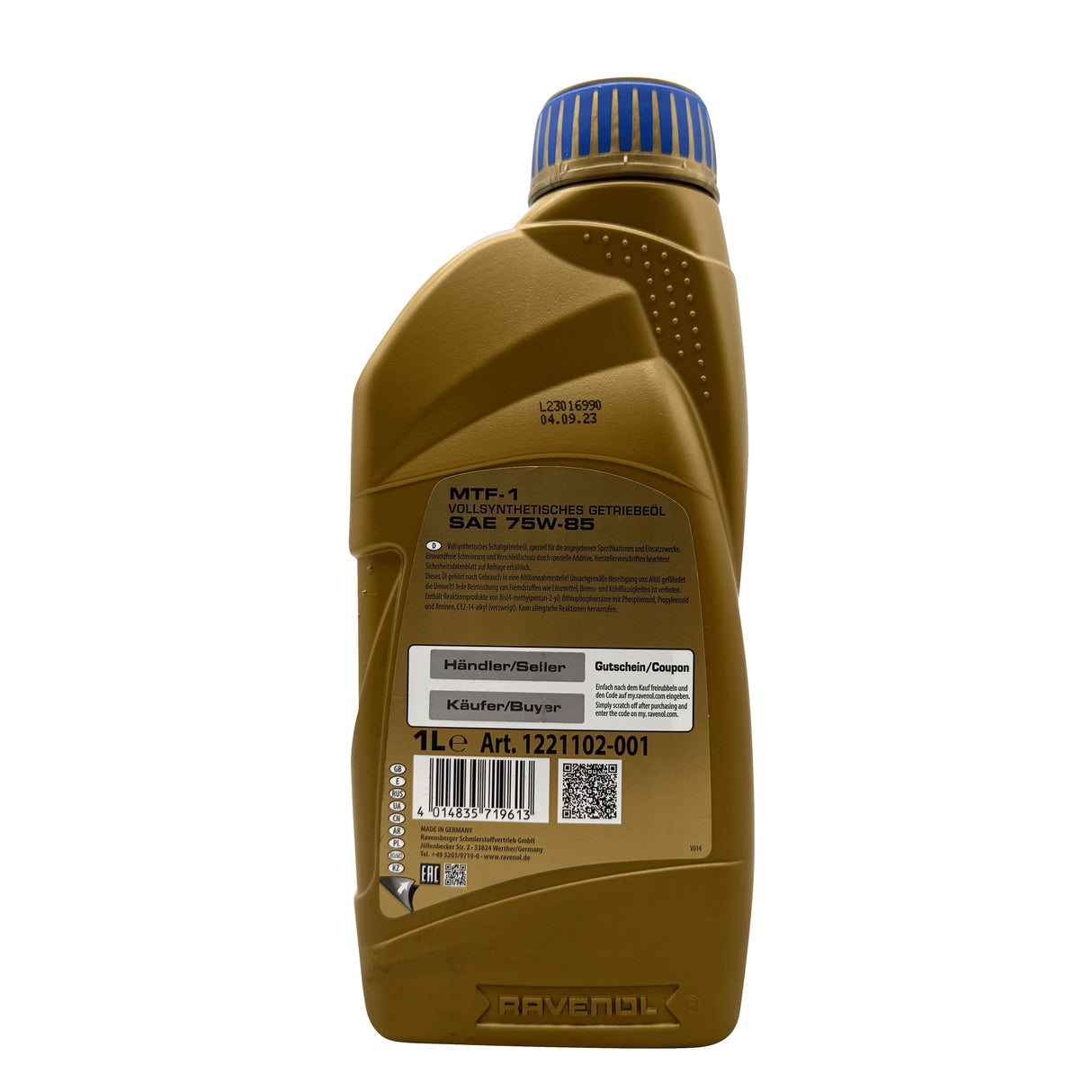 Ravenol MTF-1 75w-85 Transmission Oil 1L Eco Torque