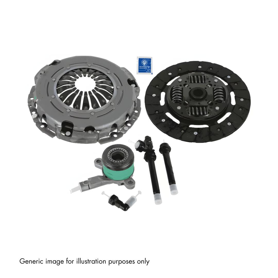 Sachs 3000990445 3PC Clutch Kit Inc Slave Cylinder Vivaro Trafic +More