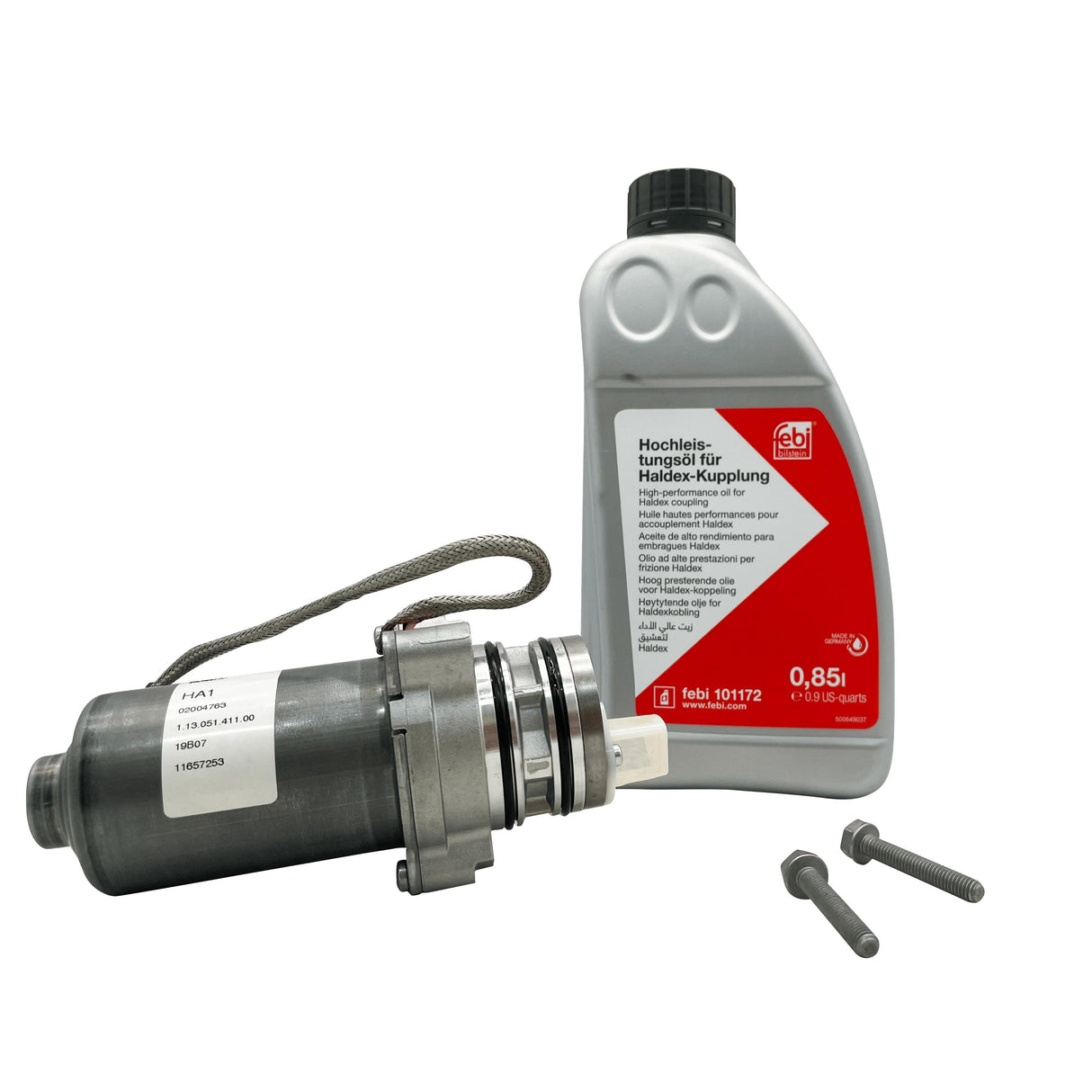 Skoda 5th Generation Haldex Pump Kit With Febi Bilstein Oil 0CQ525549 / DS2010676 Eco Torque