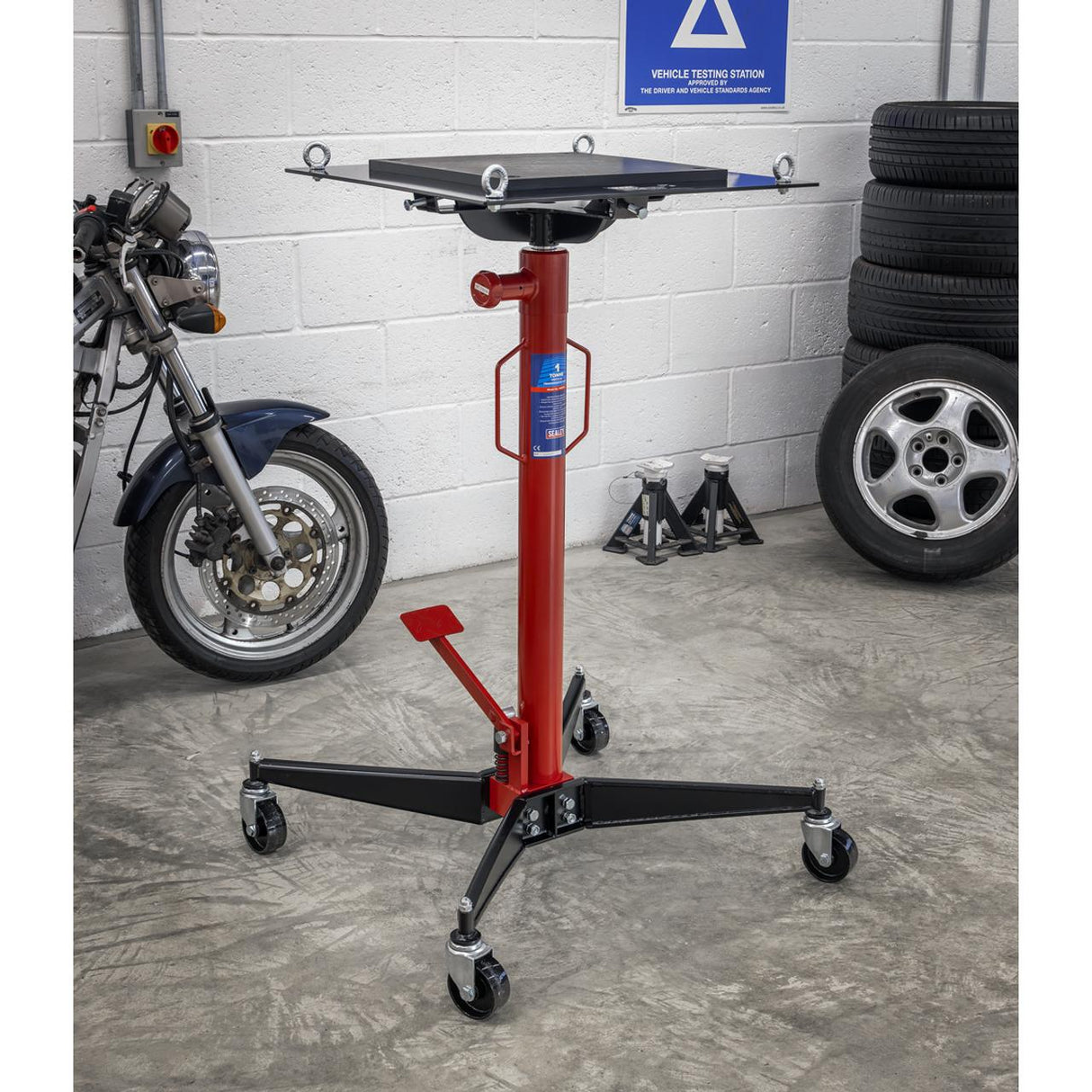 SEALEY Transmission Jack Lifting Plate 200kg Capacity