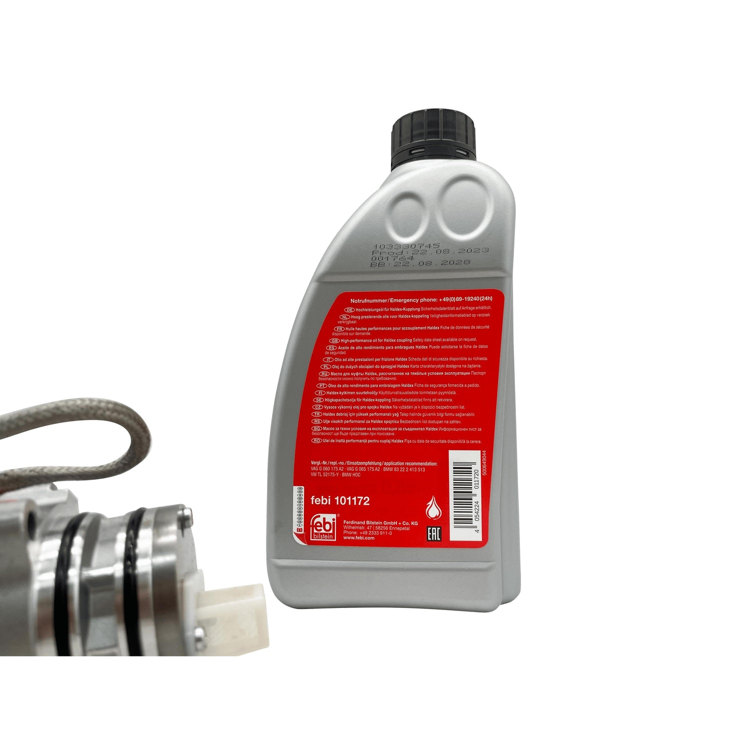 Volkswagen 5th Generation Haldex Pump Kit With Febi Bilstein Oil 0CQ525549 / DS2010676 Eco Torque