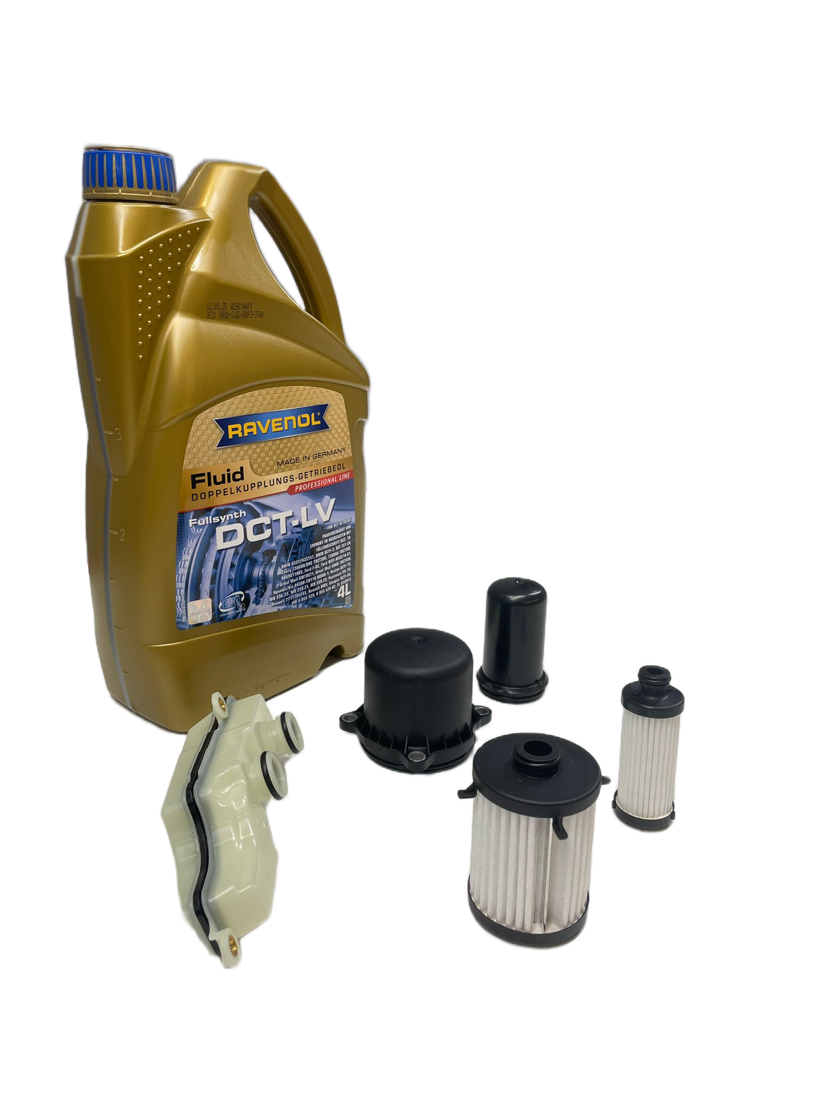 Audi Automatic Transmission Oil and Filter Service Kit DCT-LV Ravenol 0CK DL382