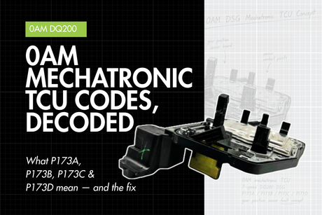 0AM DSG mechatronic TCU fault codes P173A to P173D — Eco Torque blog banner