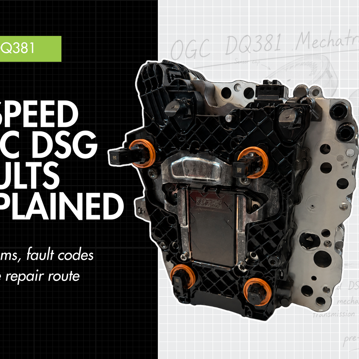 VW / Audi DQ381 DSG Mechatronic Failure (0GC) — Fault Codes & Fixes ...