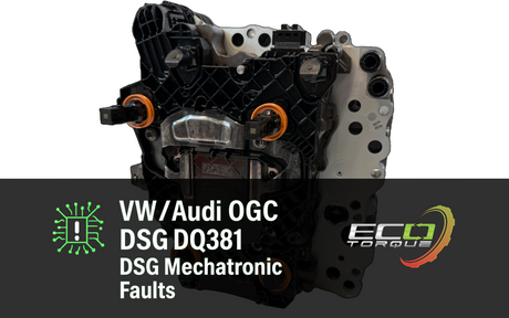 VW / Audi 0GC DQ381 DSG Mechatronic Failures — Symptoms, Fault Codes & Fixes