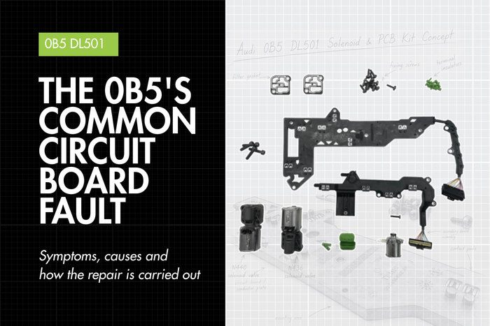 Audi DSG 7 Speed S-Tronic Circuit Board Failure (0B5 - DL501 Wet Clutch)