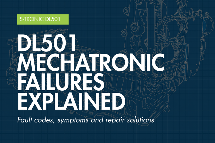 Audi 0B5 DL501 S-Tronic (7-Speed) Mechatronic Failures — Fault Codes, Symptoms & Repairs