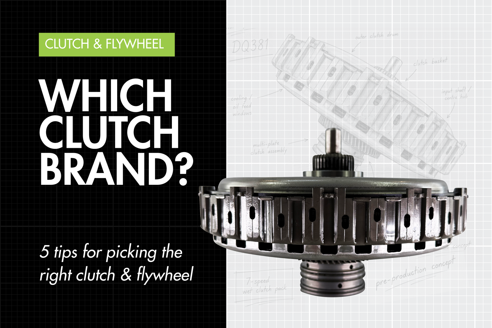 Choosing the right clutch and flywheel brand — Eco Torque blog banner