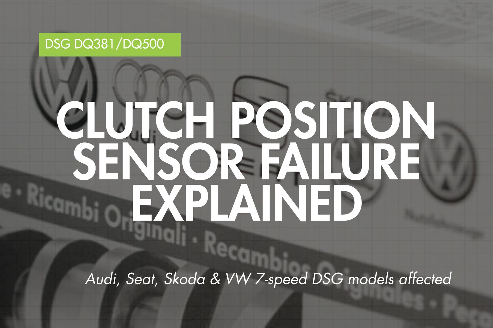 DSG clutch position sensor fault P1735 P1736 — Eco Torque blog banner