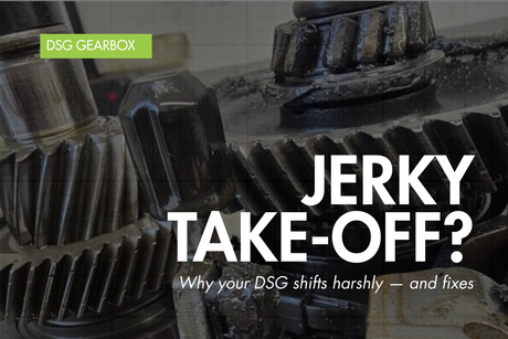 DSG gearbox jerking or hard shifting — Eco Torque blog banner