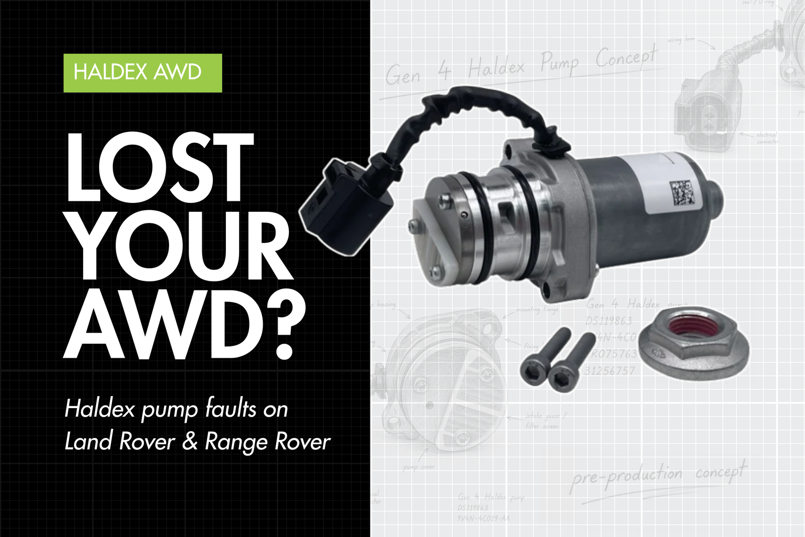 Haldex pump faults Land Rover Range Rover — Eco Torque blog banner