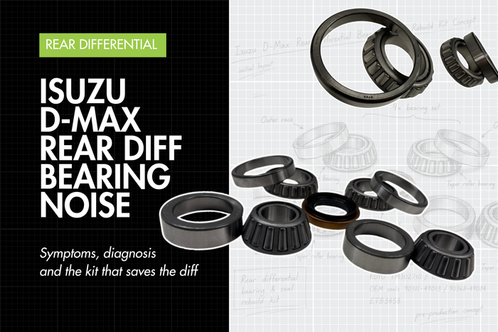 Isuzu D-Max Rear Differential Bearing & Seal Kit | Noise, Symptoms & Repair