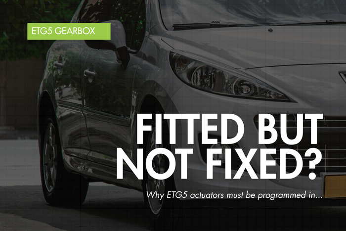 Fitting a Peugeot ETG5 Clutch Actuator: Why Programming Isn't Optional
