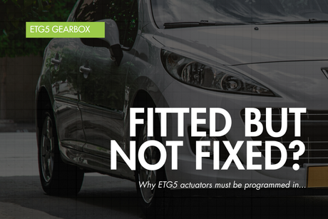 Peugeot ETG5 clutch actuator fitting and programming — Eco Torque blog banner