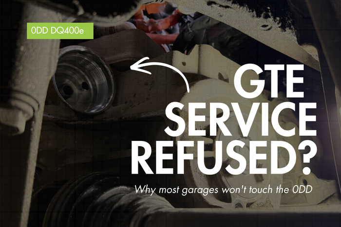 Why Servicing VW GTE 0DD DSG / DQ400e Transmissions Is So Difficult