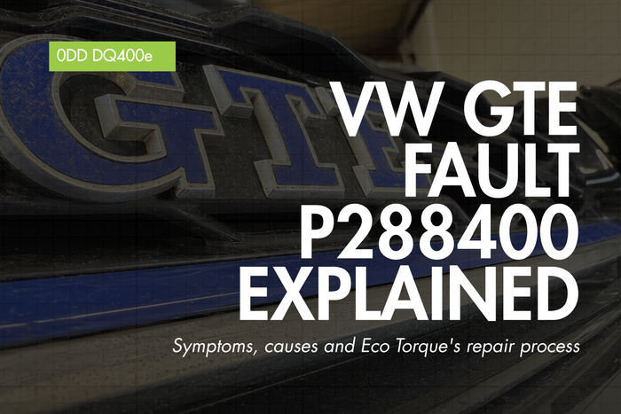 VW GTE 0DD DSG Fault Code P288400 – Engine Disconnect