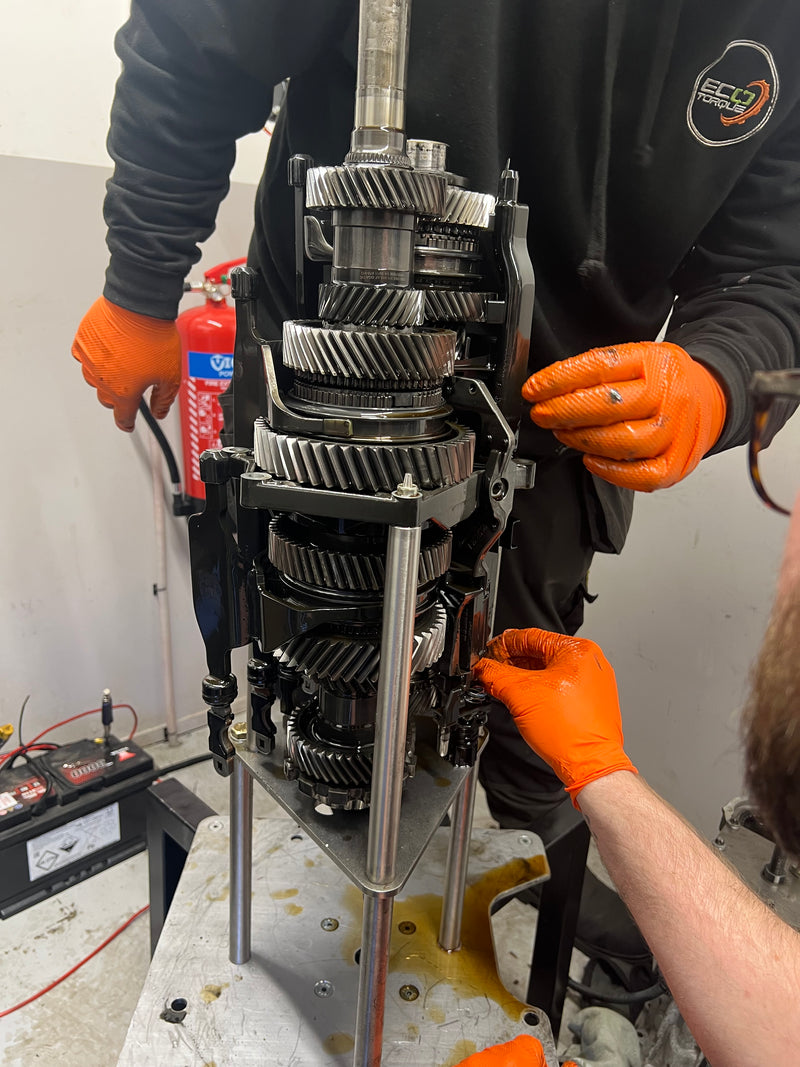 0B5 DSG Gearbox shafts and gears repair at Eco Torque
