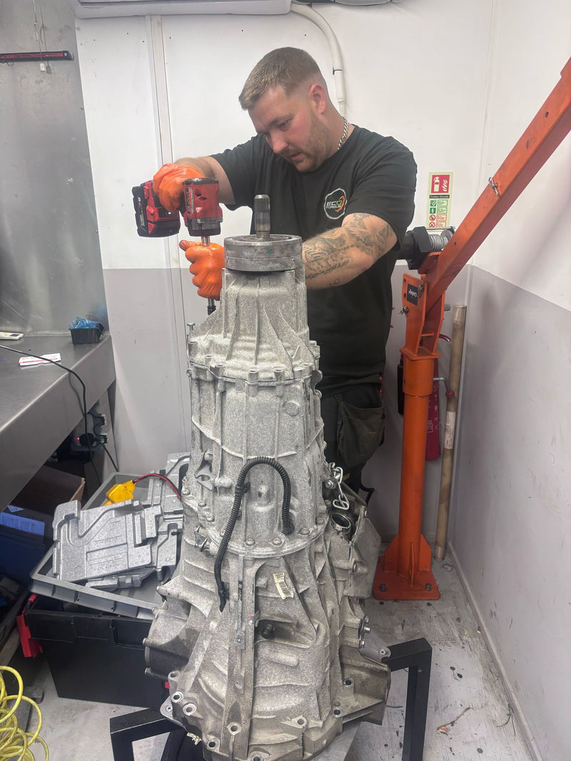 0B5 DSG gearbox stripdown in Eco Torque workshop