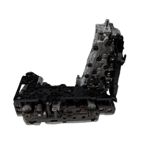 Close-up image of the electrical connector section on a 0B5 mechatronic assembly