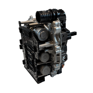 Close-up of the solenoid pack on a 0BH mechatronic unit for DSG transmission repair