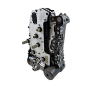 Front view of a 0DD DQ400e mechatronic unit for hybrid DSG gearbox applications