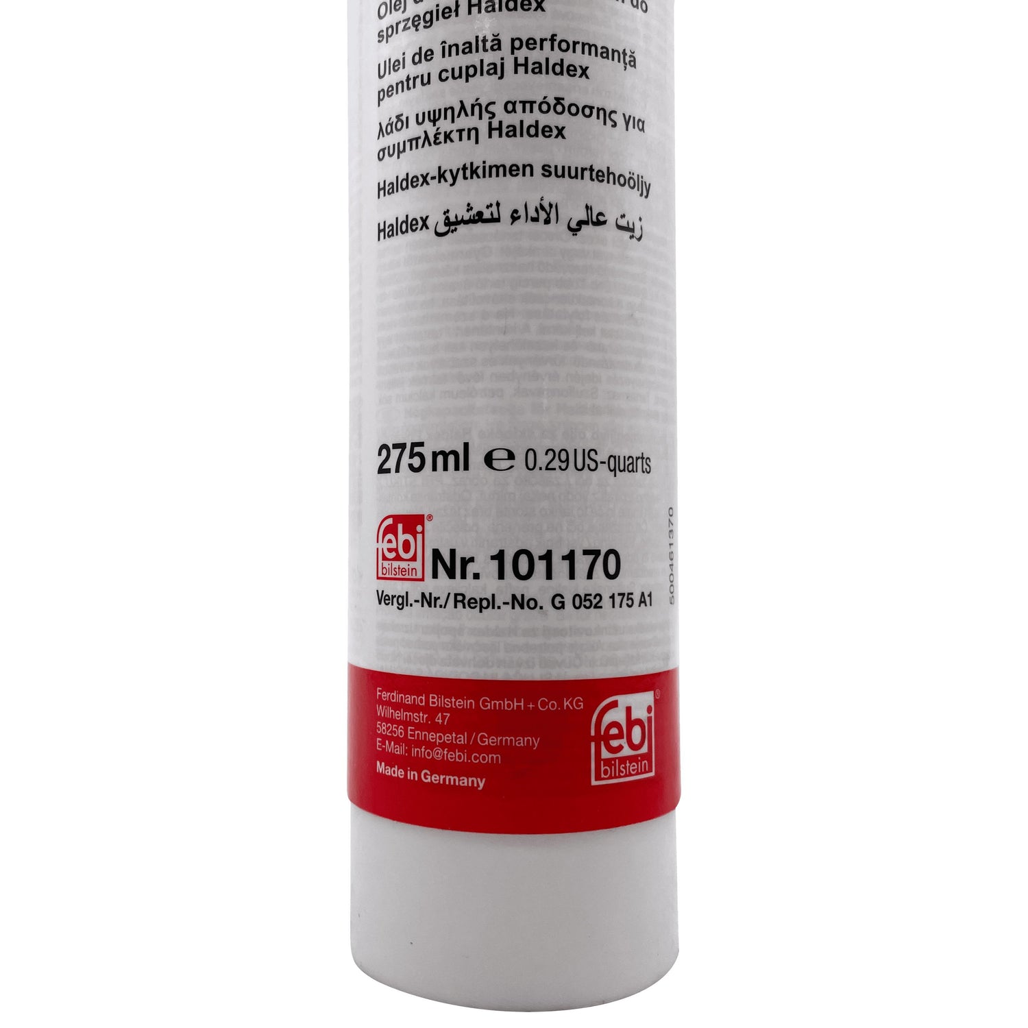 101170 Febi Bilstein Haldex Oil for Generation 2 + 3 + 4 + 5 Eco Torque