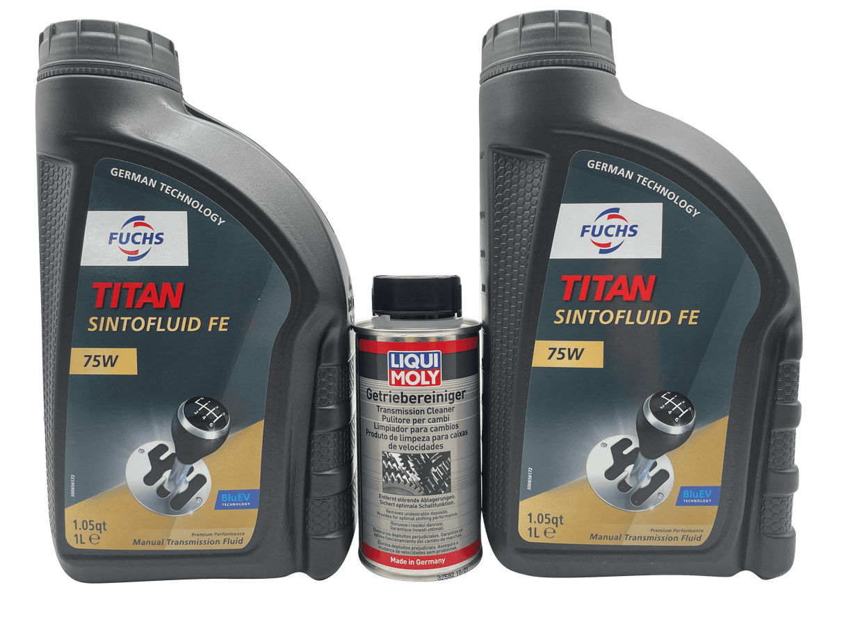 Alfa Romeo Mito 1.4 16V Gearbox Oil Service Kit Fuchs 75W Liqui Moly Cleaner Eco Torque