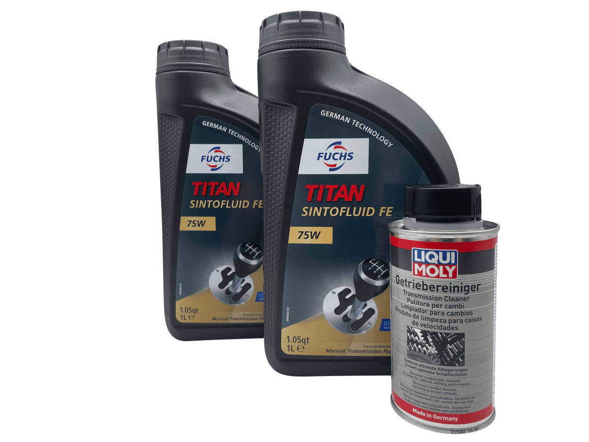 Alfa Romeo Mito 1.4 Gearbox Oil Service Kit Fuchs 75W With Liqui Moly Cleaner