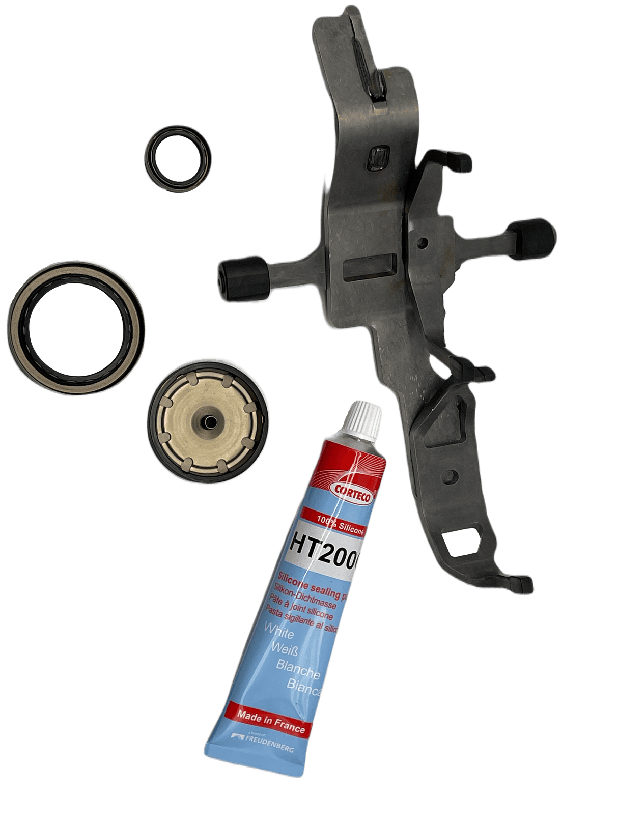 0AM DQ200 DSG 7 SPEED REVERSE SELECTOR REPAIR KIT INCLUDING INPUT SEALS, END CAP AND SEALANT