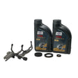 0AM DQ200 DSG 7 SPEED UPGRADED REVERSE SELECTOR FORK KIT INCLUDING INPUT SHAFT SEALS, END CAP, FUCHS 75W TRANSMISSION OIL