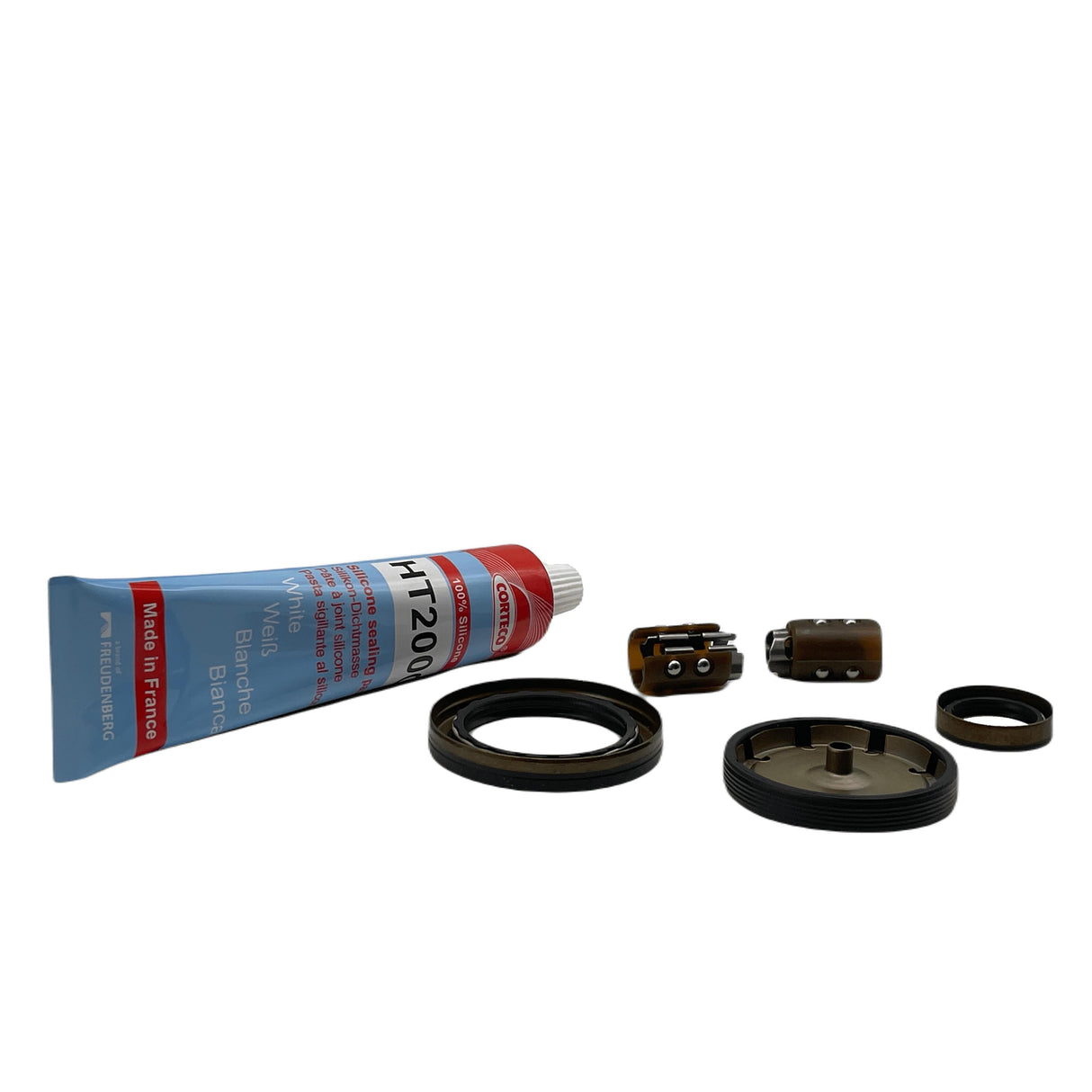 DSG 7 Speed Reverse Selector Fork Slider Bearing Repair Kit 0AM DQ200 Inc Input Shaft Seals, End Cap & Sealant Eco Torque