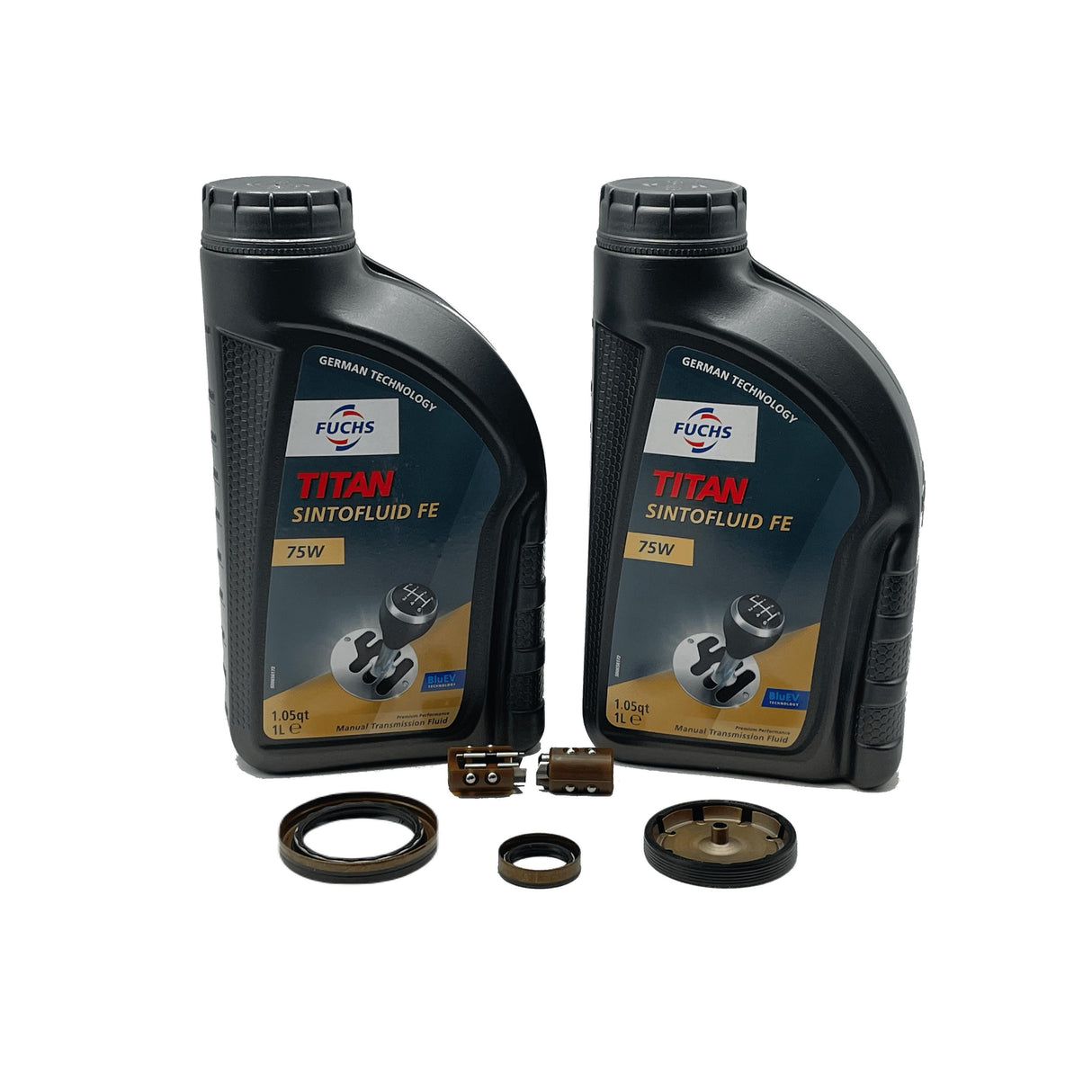 DSG 7 Speed Reverse Selector Fork Slider Bearing Repair Kit 0AM DQ200 Inc Input Shaft Seals End Cap & Oil Eco Torque