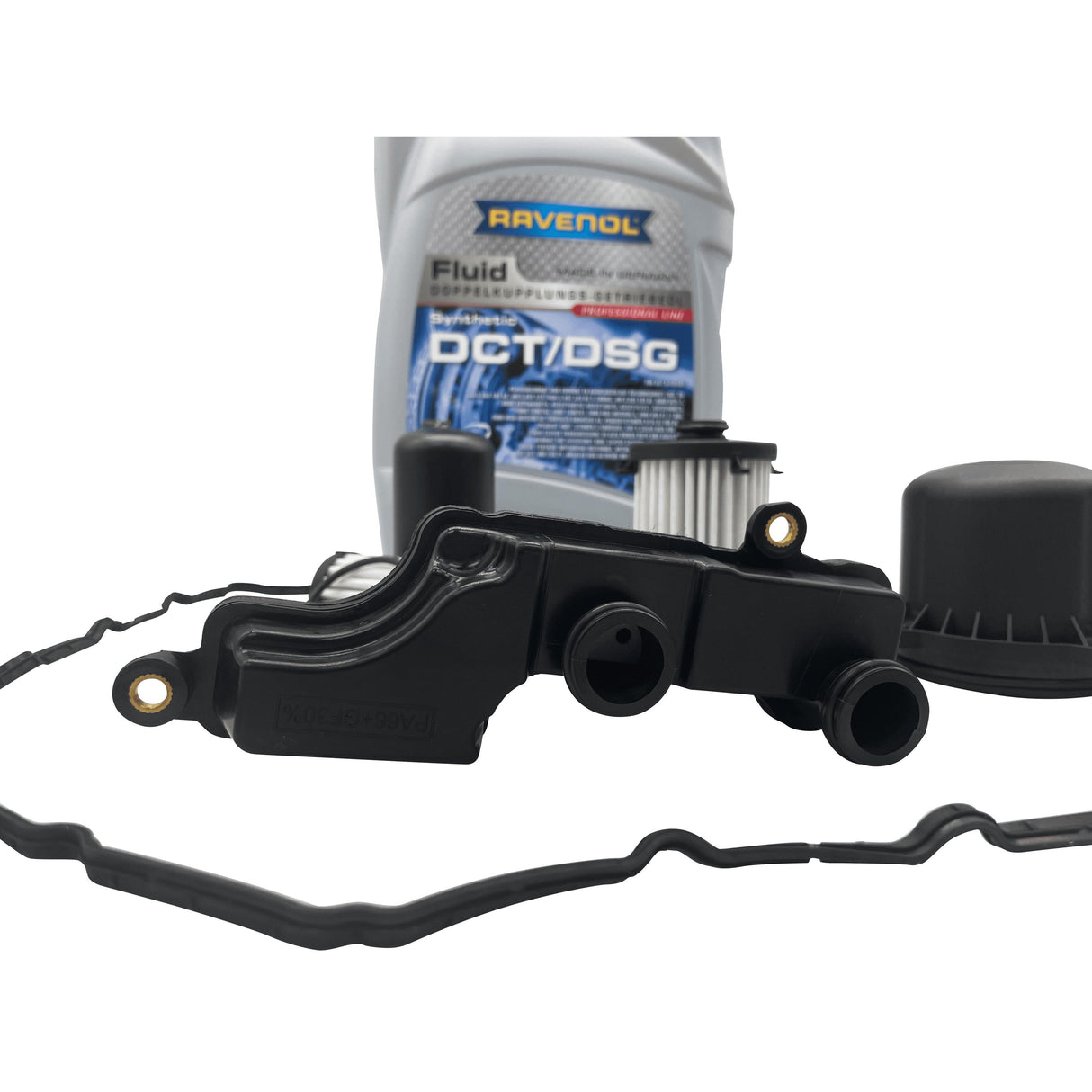 0CK DL382 Audi Automatic Transmission Sump Gasket and Filter Kit With Ravenol Oil  0CK325421A / 0CK325121D / 0CK325201D / 0CK321371A Eco Torque