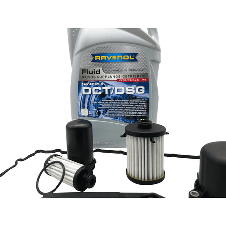 0CK DL382 Audi Automatic Transmission Sump Gasket and Filter Kit With Ravenol Oil  0CK325421A / 0CK325121D / 0CK325201D / 0CK321371A Eco Torque