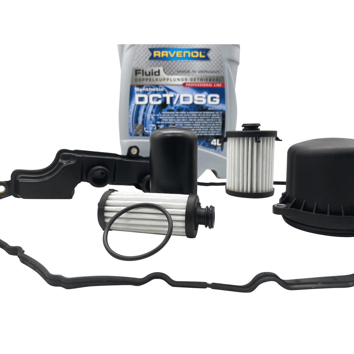 0CK DL382 Audi Automatic Transmission Sump Gasket and Filter Kit With Ravenol Oil  0CK325421A / 0CK325121D / 0CK325201D / 0CK321371A Eco Torque
