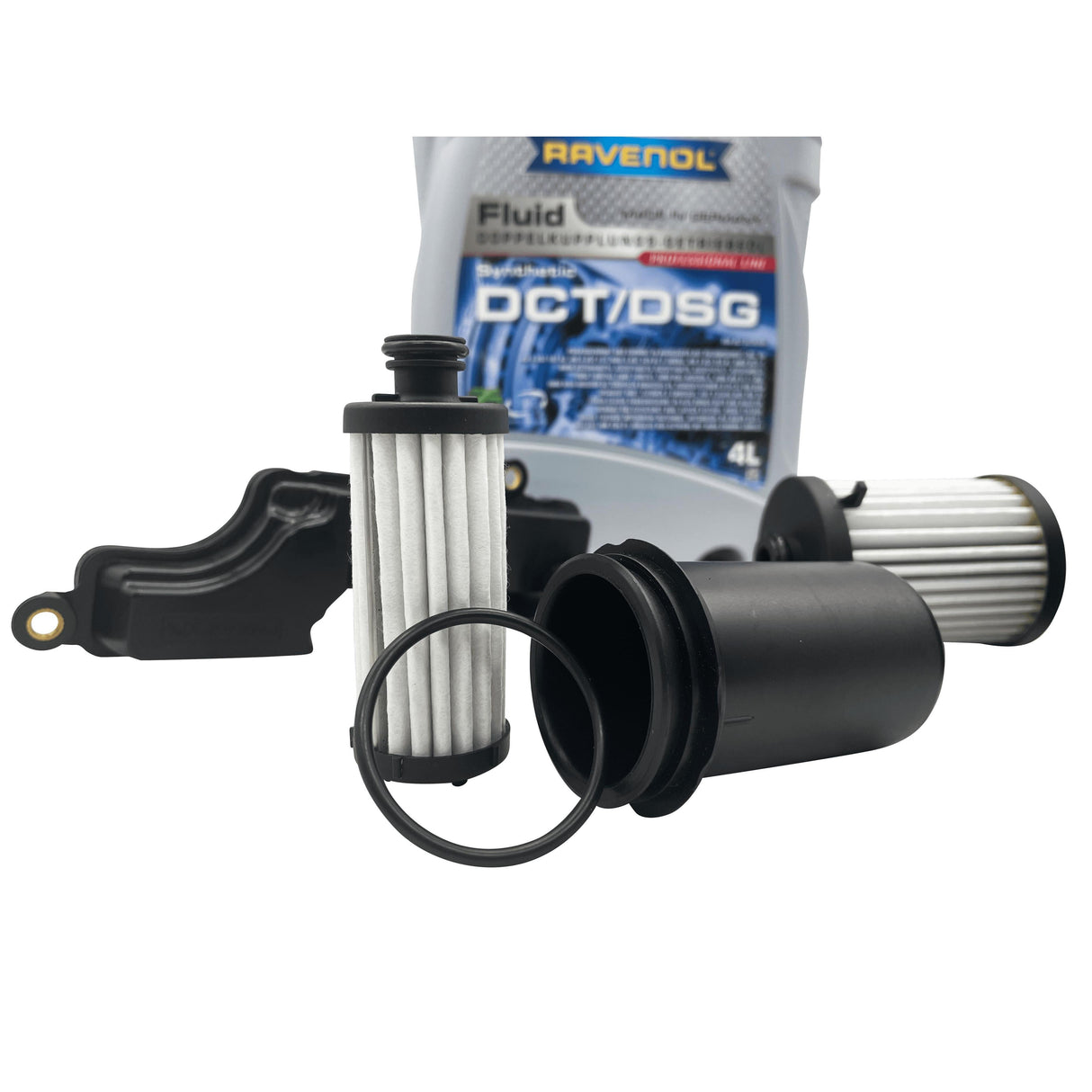 0CK DL382 Audi Automatic Transmission Filter  Service Kit With Ravenol DCT/DSG Transmission Oil  0CK325421A / 0CK325121D / 0CK325201D Eco Torque