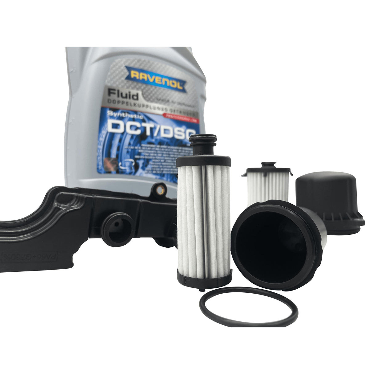 0CK DL382 Audi Automatic Transmission Filter  Service Kit With Ravenol DCT/DSG Transmission Oil  0CK325421A / 0CK325121D / 0CK325201D Eco Torque