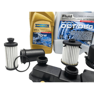 0CK DL382 Audi Automatic Transmission Filter Kit With Cover & Ravenol DCT/DSG & 70W Oil  0CK325421A / 0CK325121D / 0CK325201D Eco Torque
