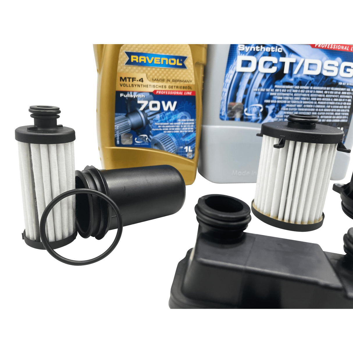 0CK DL382 Audi Automatic Transmission Filter Kit With Cover & Ravenol DCT/DSG & 70W Oil  0CK325421A / 0CK325121D / 0CK325201D Eco Torque