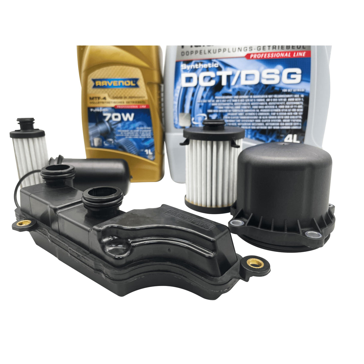 0CK DL382 Audi Automatic Transmission Filter Kit With Cover & Ravenol DCT/DSG & 70W Oil  0CK325421A / 0CK325121D / 0CK325201D Eco Torque