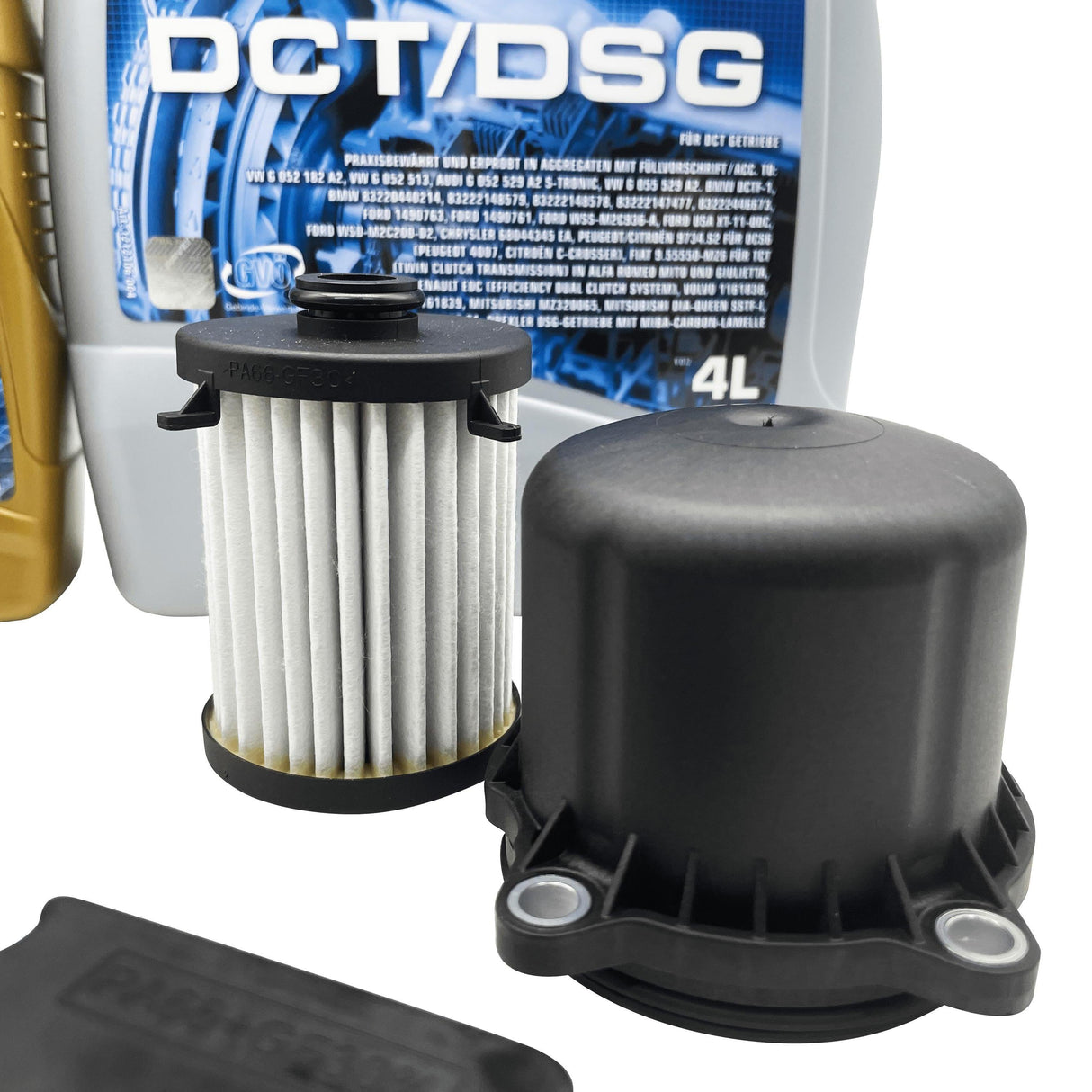 0CK DL382 Audi Automatic Transmission Filter Kit With Cover & Ravenol DCT/DSG & 70W Oil  0CK325421A / 0CK325121D / 0CK325201D Eco Torque